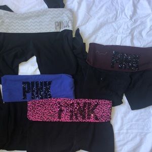 Pink Yoga bling BUNDLE